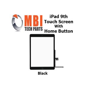 iPad 9 Touch Screen Digitizer Glass Home Button iPad 9th Generation Black