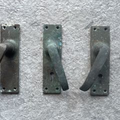 3 Vintage Door Handles