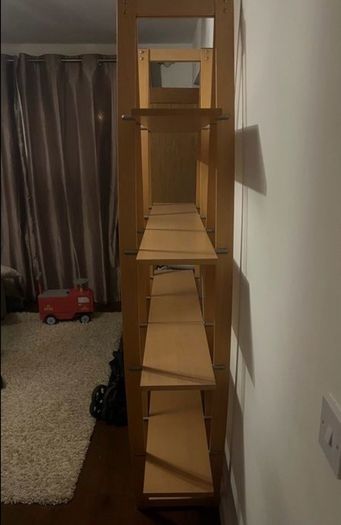 Freestanding 'Sail' Shelving Unit