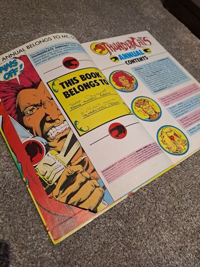 Vintage Thundercats Annual Book 1980s