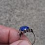 Stunning Art Deco Blue Chalcedony Ring Image 5