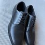Black Leather Derby Shoes men Image 2