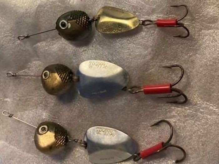 tasmanian devil lures wanted interested in old lures minnows tillins cobra Ashley spinner lures or tasmanian devils lures
