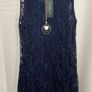 Blue Vanilla Navy Lace Tunic With Pendant Image 2