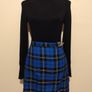 Blue Check Skirt, New With Tags Image 2