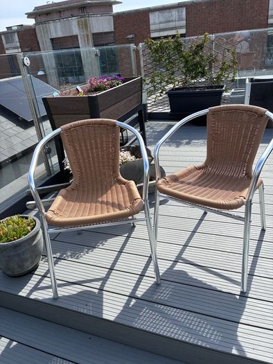 Garden Table & Two Chairs