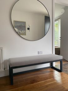 Soft upholstery contemporary Bench. Spain