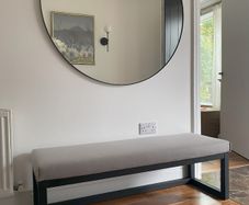 Soft upholstery contemporary Bench. Spain