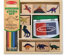 New Melissa & Doug Dinosaur Stamp Set