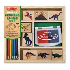 New Melissa & Doug Dinosaur Stamp Set