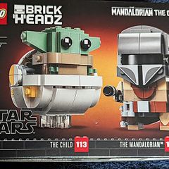 Lego Star Wars Brickheadz: The Mandalorian & The Child (retired Set #75317) - 100% Sealed Bags