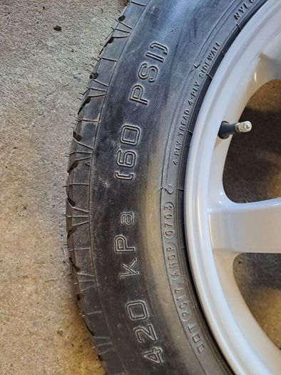 Dunlop spare tyre