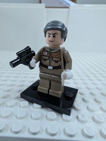 100% Lego Star Wars General Rieekan Minifigure Hoth Base Rebel 75014 75056 sw0460