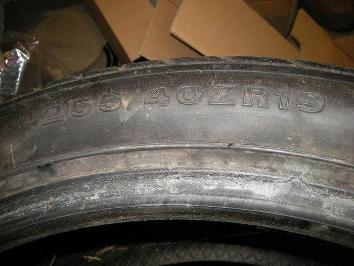 set of 19 inch tyres..