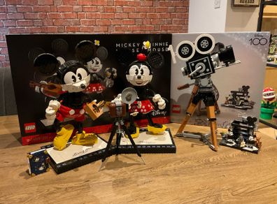 LEGO 43179 Mickey & Minnie / 43230 Disney 100 Camera