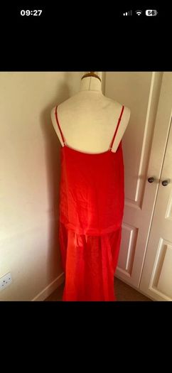 Lyocell coral sundress size 14