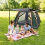 SPRING SALE | Automatic Instant Pop-Up Tent Family 3-4 Person Dome Tent, Waterproof Windproof Canopy Shelter Portable for Backpacking Trekking Camping Hiking Climbing Picnic Beach Fishing Outdoor Image 4