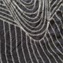 Silk black and white scarf Image 2