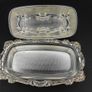 Vintage Silver Plate Butter Dish Image 3