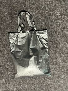 ADIDAS Ivy Park Dipped women's Tote big  Bag in Silver Metallic Ivytopia Oversized womens bag