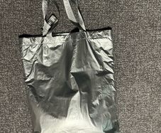 ADIDAS Ivy Park Dipped women's Tote big  Bag in Silver Metallic Ivytopia Oversized womens bag