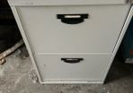 Office metal filing cabinet with locking key