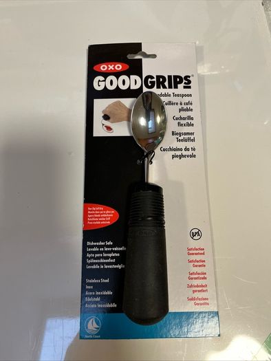 2 x OXO Set Good Grips Bendable Spoon - Special Needs - Arthritis Care. New in Pkg.