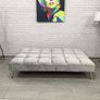 Silver Grey 3Seater Sofa Bed, Christmas Special Image 2