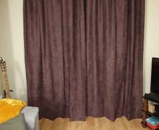 66x90" Mauve Curtains For Sale