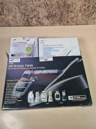 SAMSUNG DECT SP-R7000 twin handset landline house phone x 2