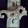 Silver 925, pendant "Seahorse" with rhinestones. Image 6