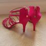 Pink lazercut BIBA heels Image 3