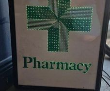 Pharmacy led sign one sided