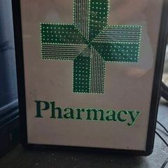 Pharmacy led sign one sided