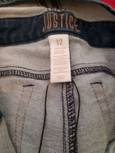 Justice Dungarees age 12