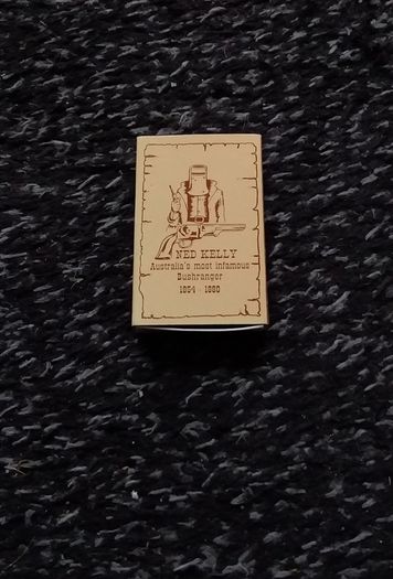 Ned Kelly Matchbox with Matches