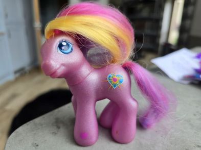 My Little Pony G2 Magic Motion Family Sunsparkle and Baby Sunbeam Maman Soleïa et Bébé Bonheur Hasbro MOC 2000 - Österreich