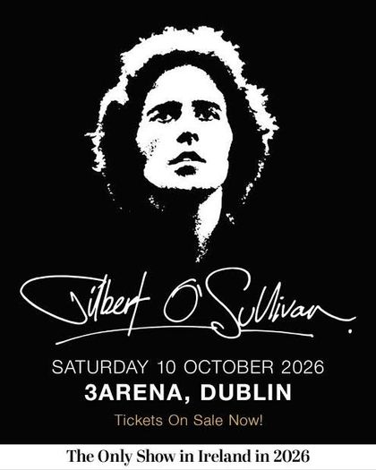 TWO Gilbert O'Sullivan Tickets Face Value