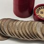Great Britain 1967 Half Crown Roll Tube of 25 Uncirculated Lustrous Half Crowns Image 2