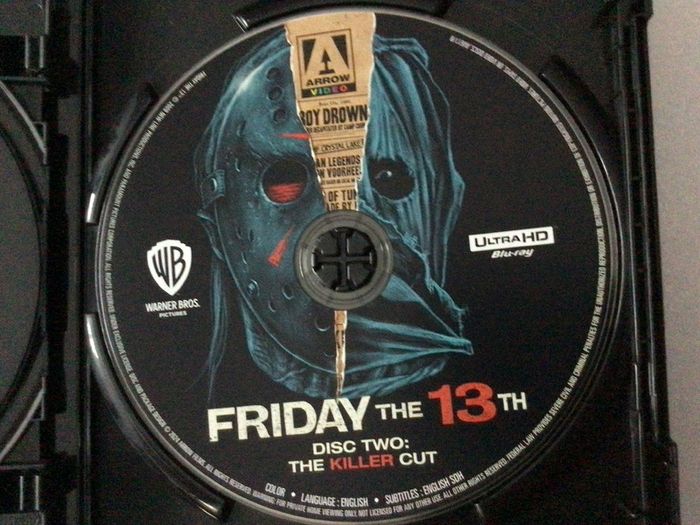 Friday the 13th 4K Limited Edition Arrow Video