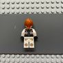 lego super heroes sh0571 Black Widow minifigure- White Jumpsuit, Dark Orange Ponytail Image 2