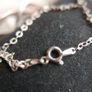 Vintage Sterling Silver 925 Twist Leaf Blade Pendant Long Necklace 7,1g length - 20" Image 7