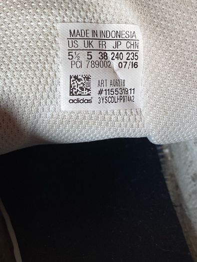 Adidas Superstar Ladies White Leather Trainers UK5 EUR38