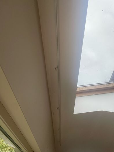 Wave Fold curtain and ceiling track set