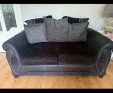 2 seater couch and table and chairs 6 seater