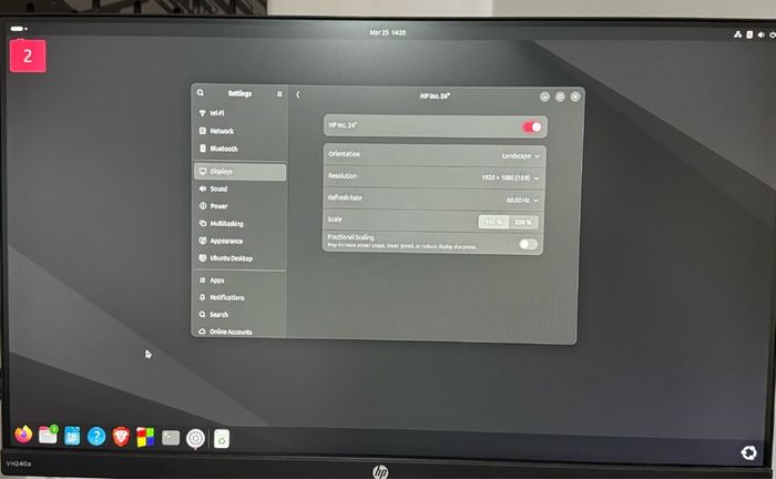 HP VH240a Full HD monitor 24"