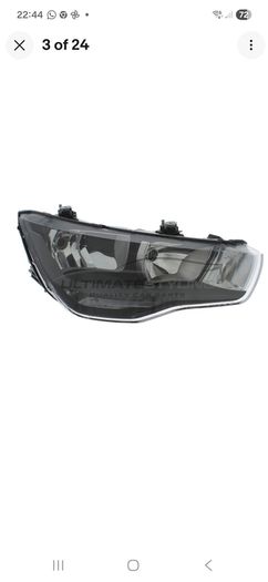 Audi A1 headlights
