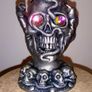 Metal Figure With Crystals - The Keeper Of The Sculls Image 2