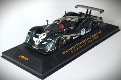 Diecast Model Le Mans Bentley EXP Speed 8 2001 - IXO Le Mans 1:43