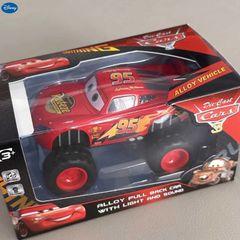Pixar Cars Arrival Pull-Back Car with Sound & Light Lightning McQueen & Cruz Ramirez Black Storm High-Leg Vehicle For Kids Gift